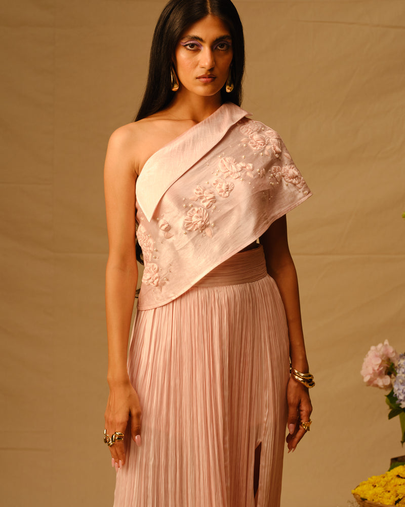 Peony Embroidered Top