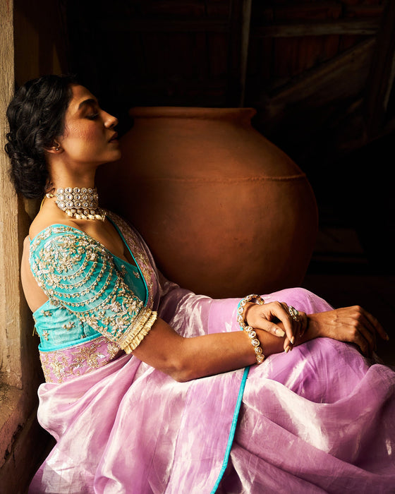 Varali saree and blouse