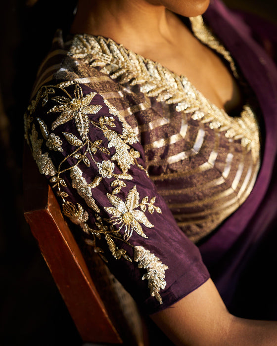 Urvi blouse - Mulberry Wine