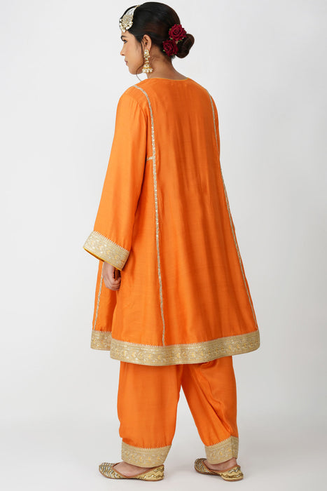 Saffron Royal Heritage Suit Set