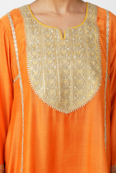 Saffron Royal Heritage Suit Set