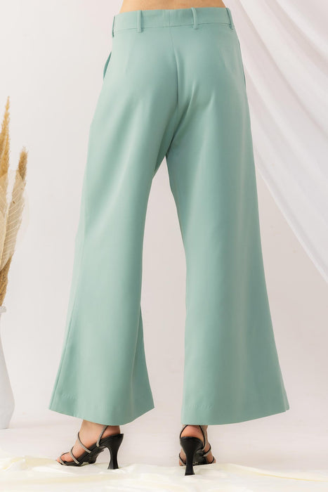 Sea Green Flared pant