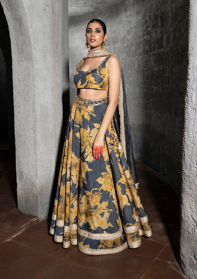 Amara Honey Lehenga Set