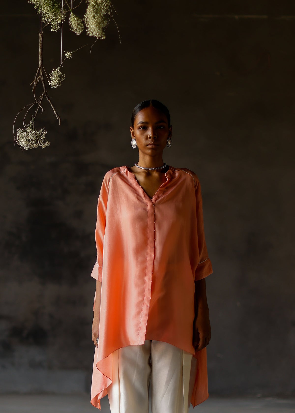 Coral Amy Kameez Set — GAIA by Archie