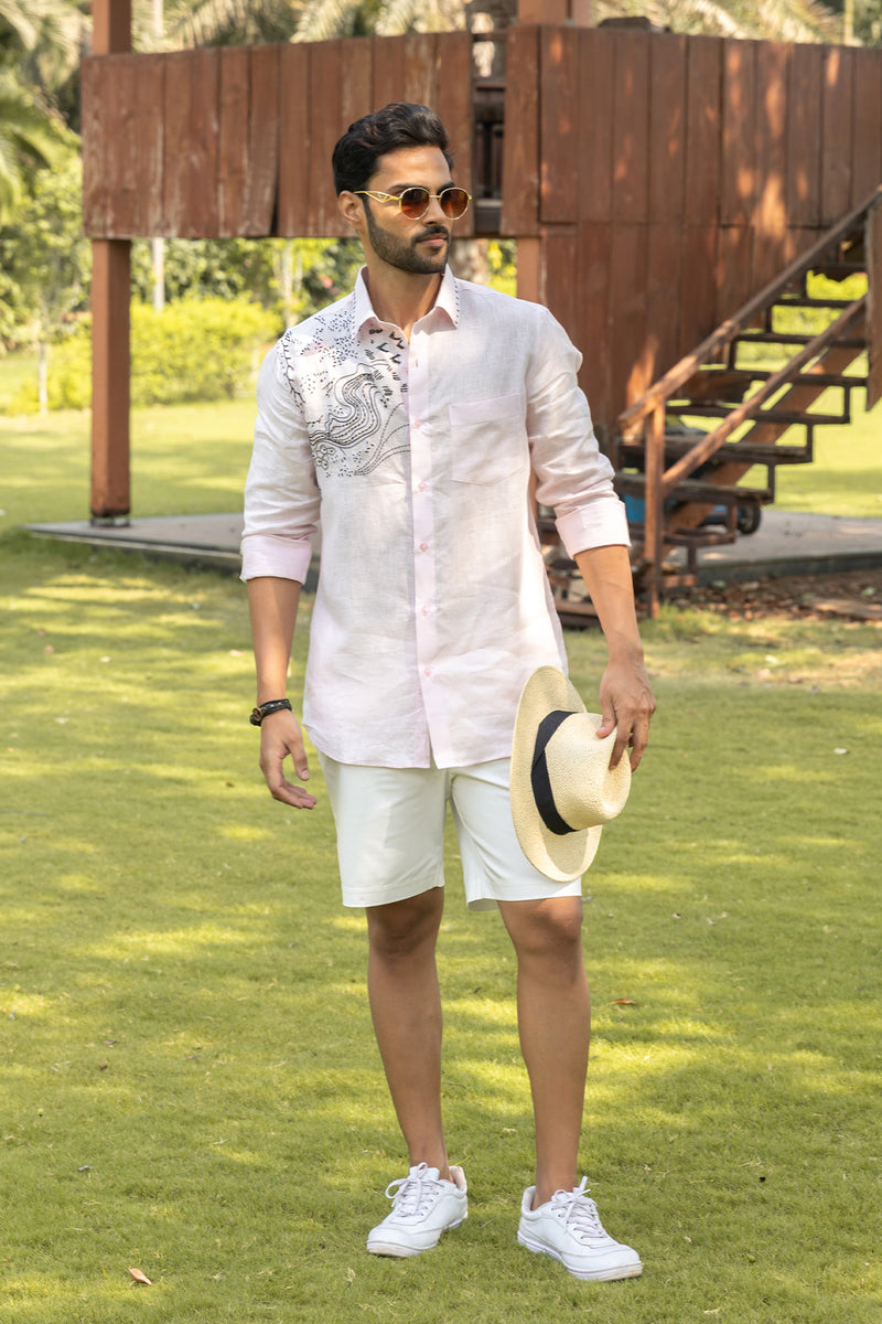 Blush Light Linen Shirt