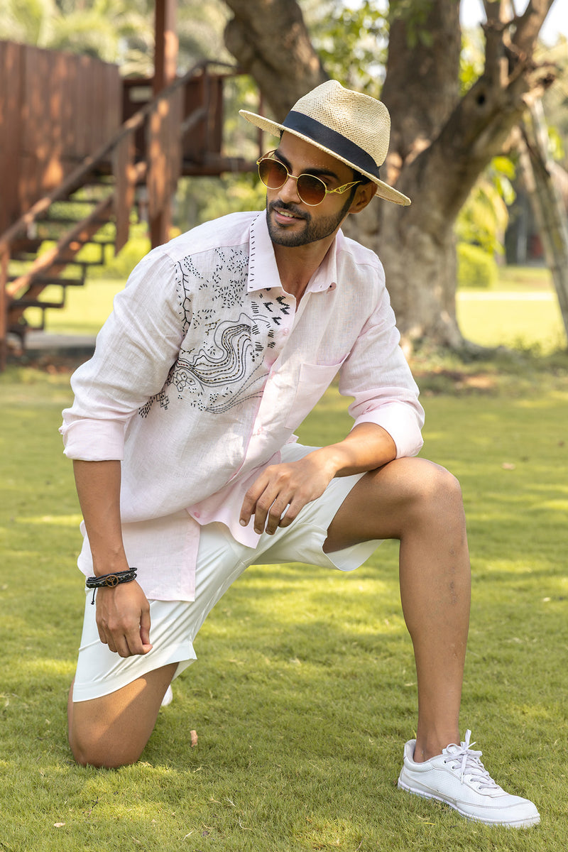 Blush Light Linen Shirt