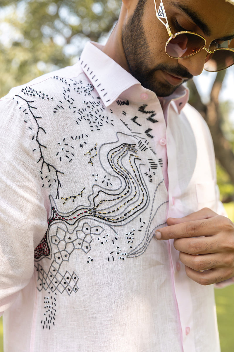 Blush Light Linen Shirt