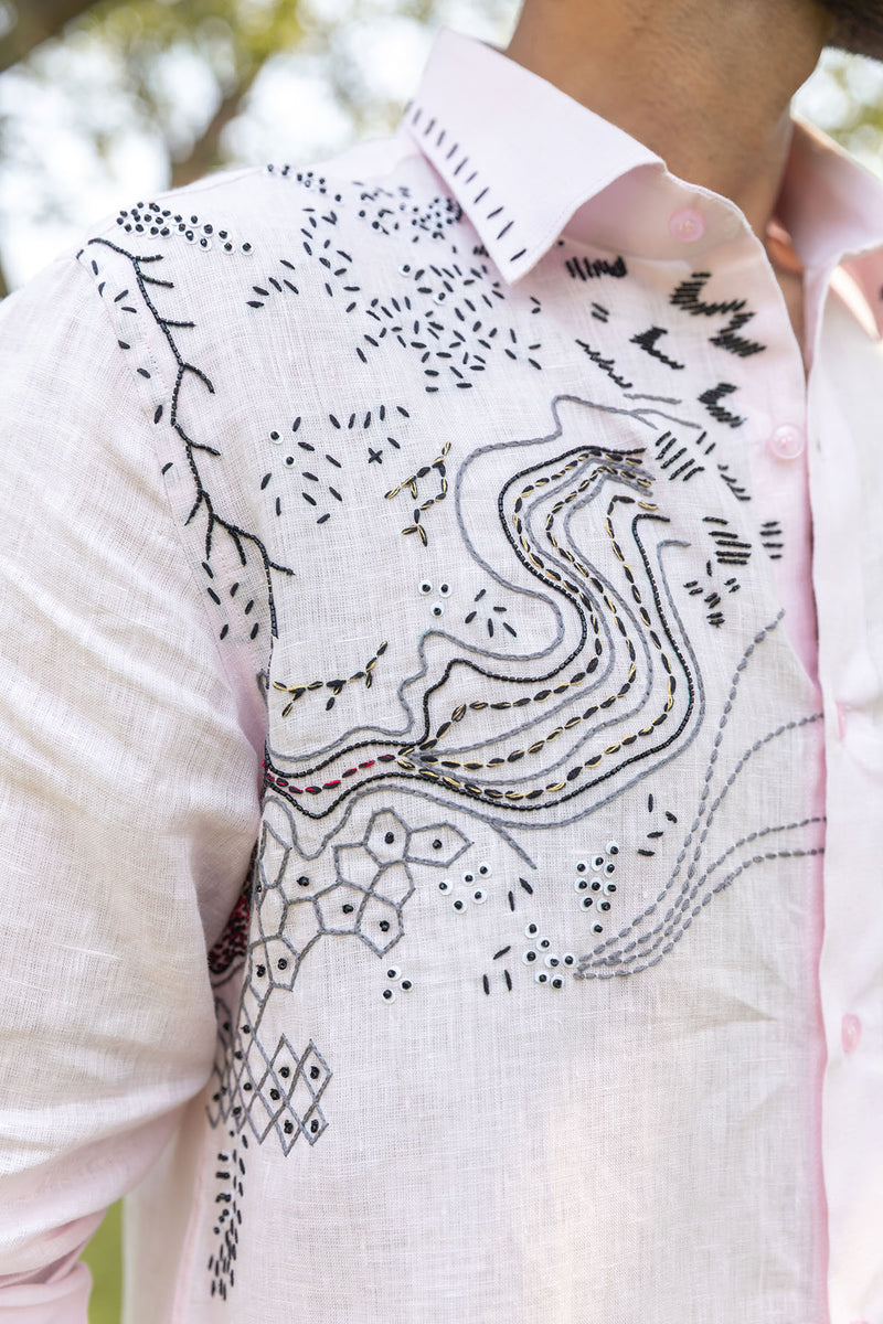 Blush Light Linen Shirt