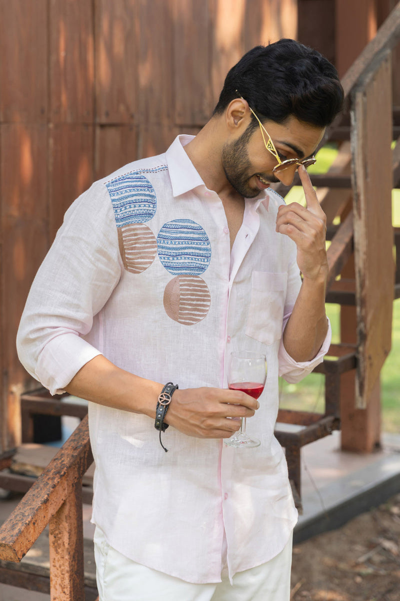 Soft Petal Linen Shirt