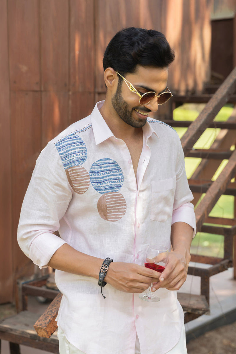 Soft Petal Linen Shirt