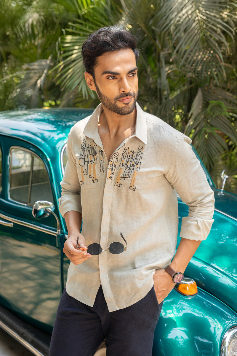 Sandy Dune Linen Shirt