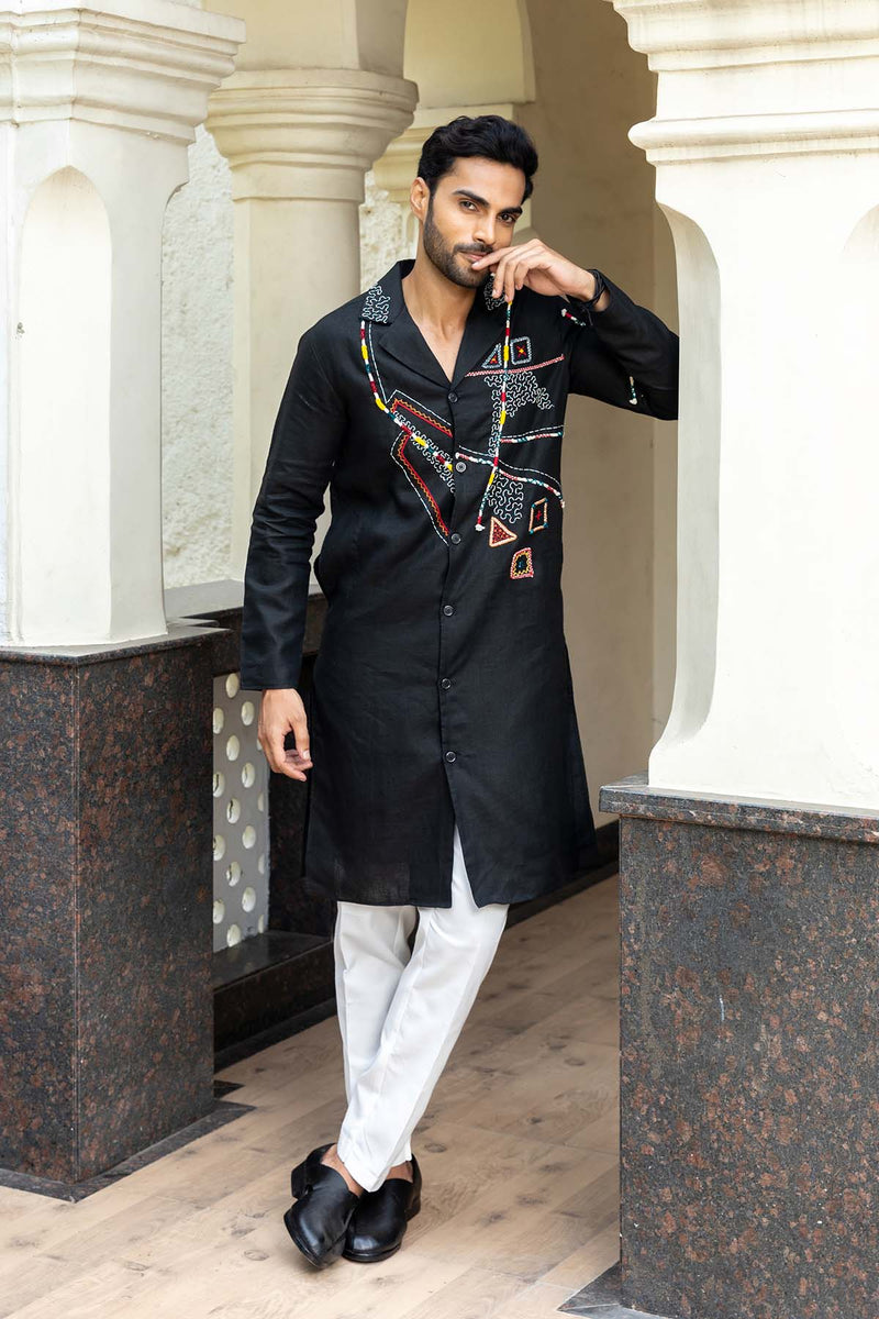 Shadow Linen Kurta