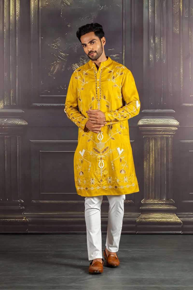 Golden Ember Kurta