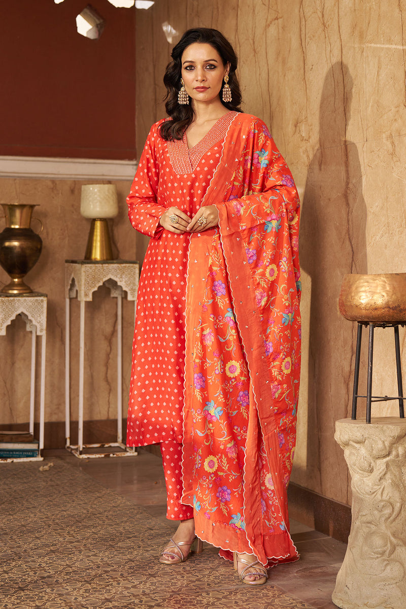 Bia Burnt Orange Kurta