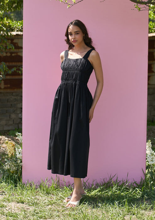 Samara Midi Dress (Black)