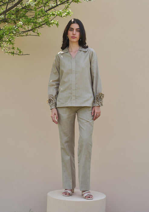 Camellia Co-ord Set (Beige)