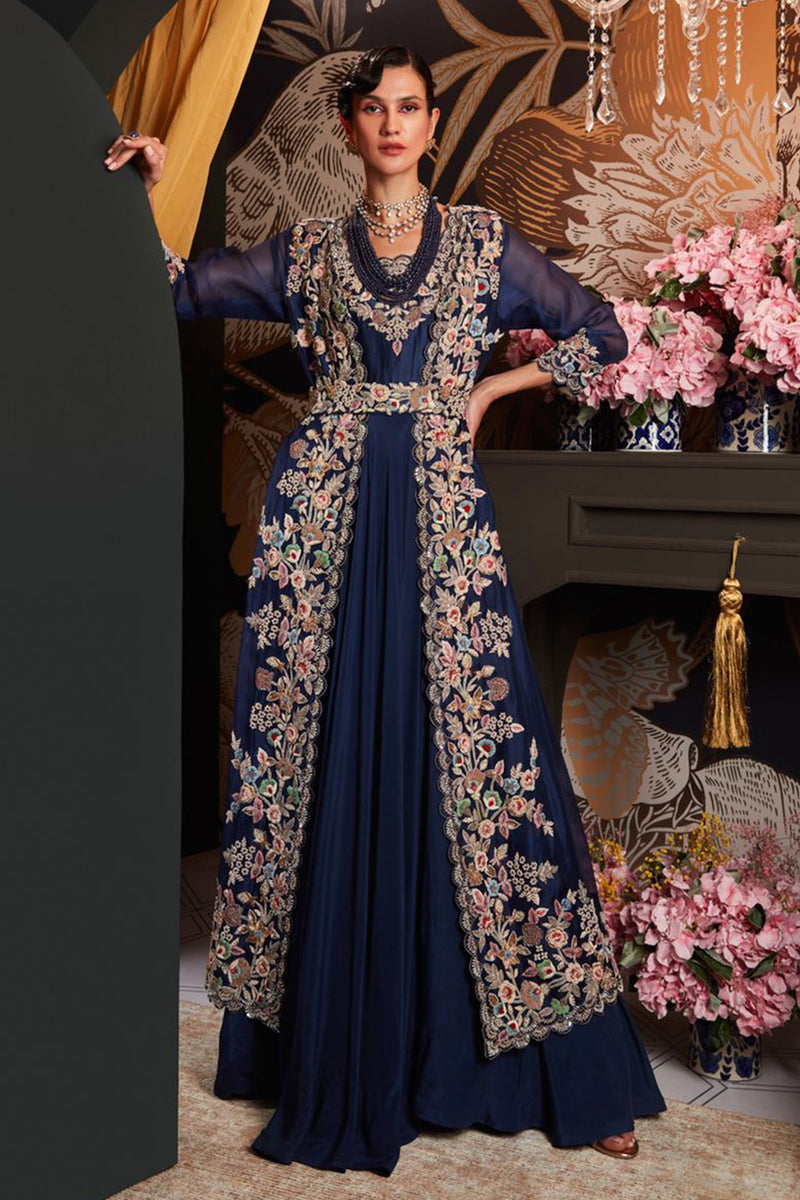 LONG ANARKALI WITH JACKET