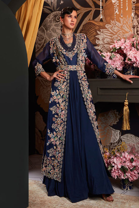 LONG ANARKALI WITH JACKET