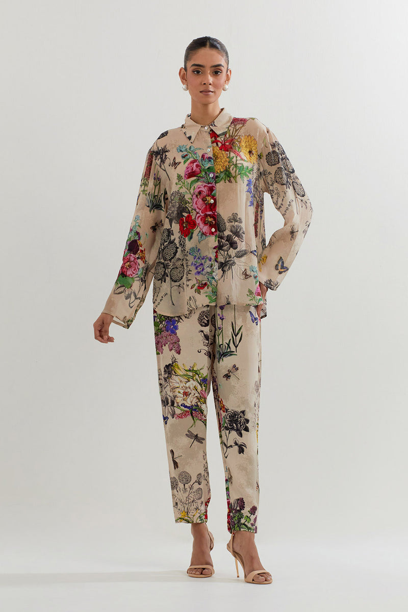 BOTANICAL PRINTED COORD