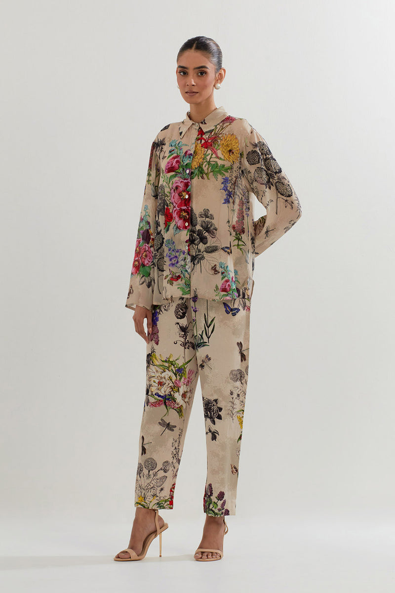 BOTANICAL PRINTED COORD