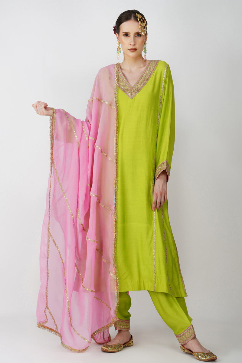 Zesty Lime Green Heritage Suit Set