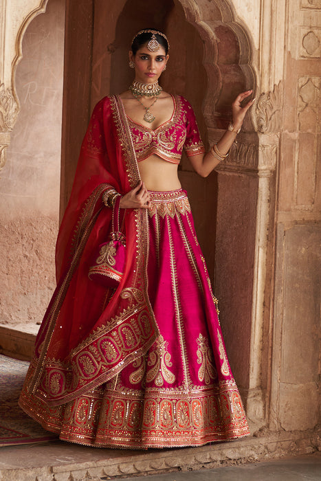 AMARA - HOTPINK LEHENGA