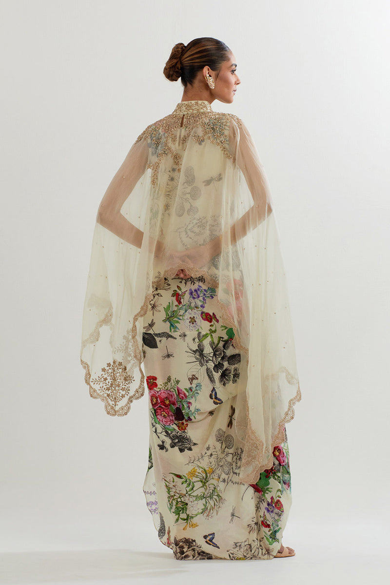 CAPE WITH DRESS
