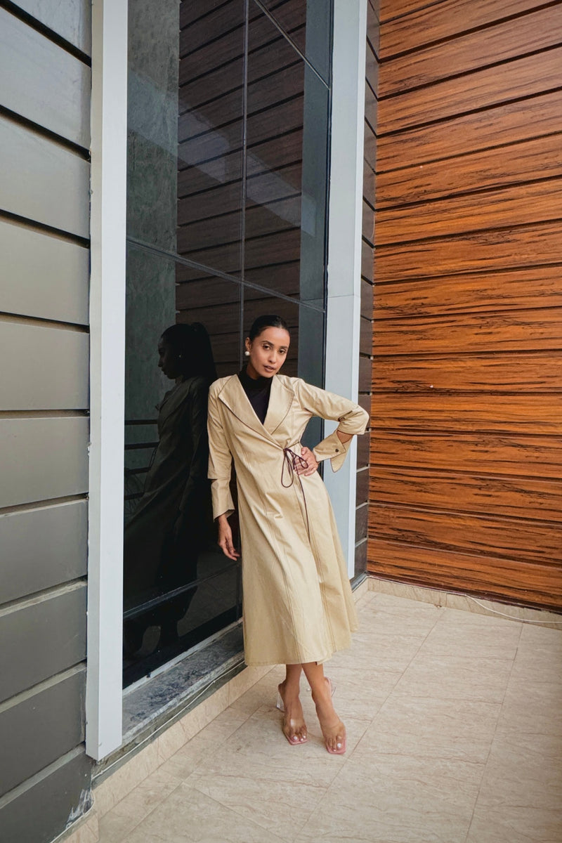 Beige Trench Coat