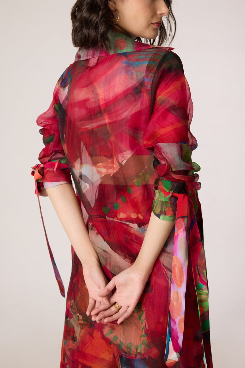 Belen Trench, Zavi Blouse & Vellora Trousers