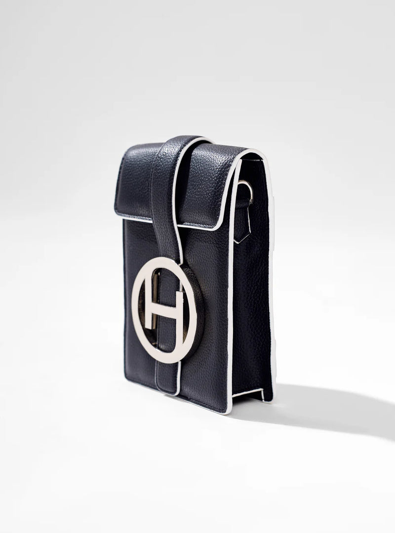 DOPAMINE MESSENGER BAG IN NOIR BLACK