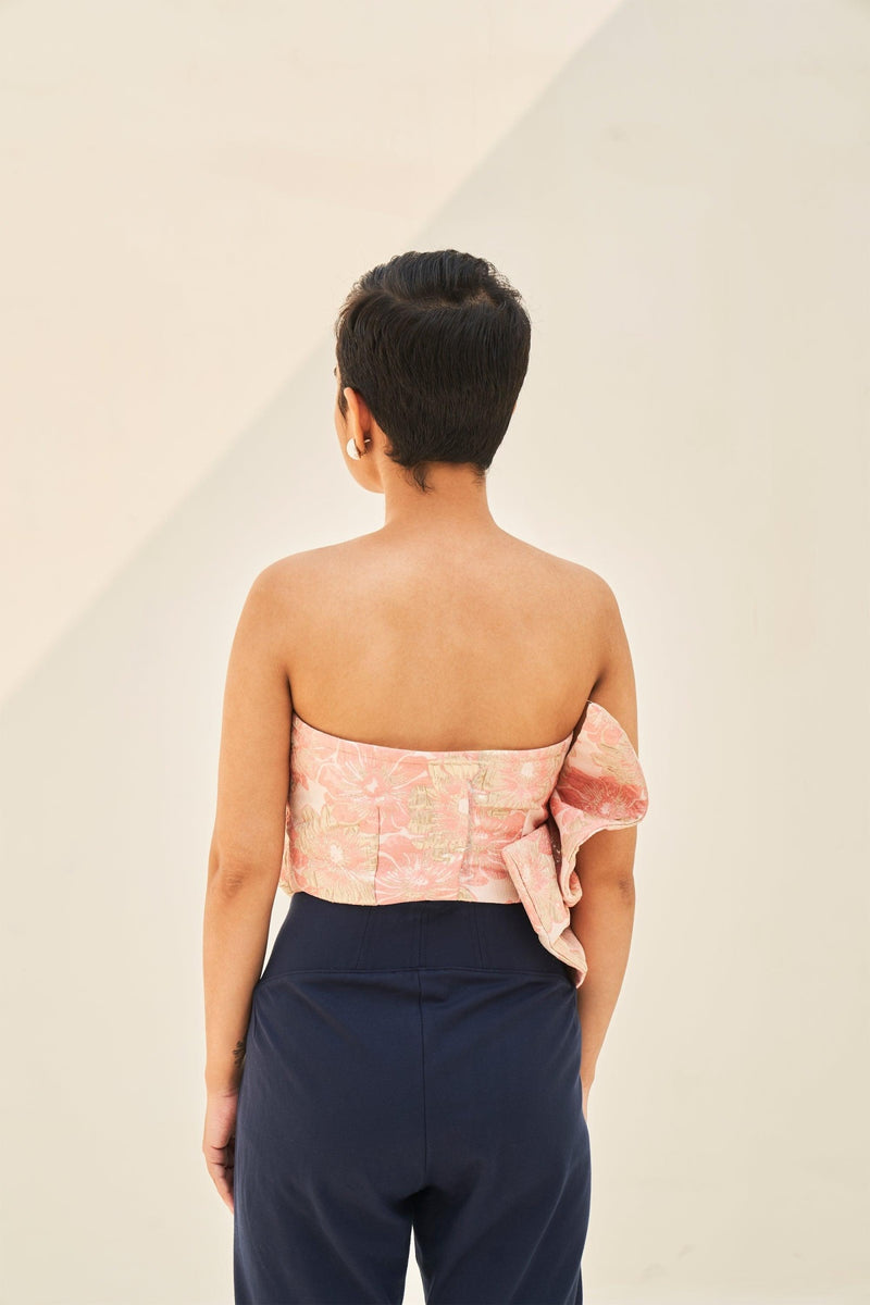 Camellia Jaquard Corset Top
