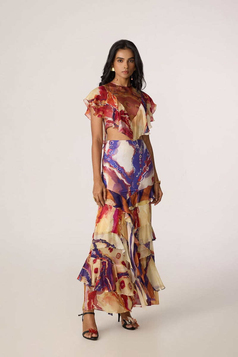 Elena Blouse & Marieya Skirt
