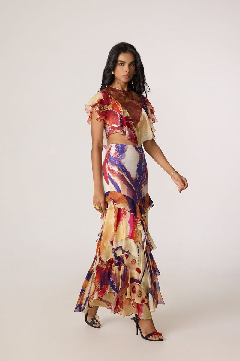 Elena Blouse & Marieya Skirt