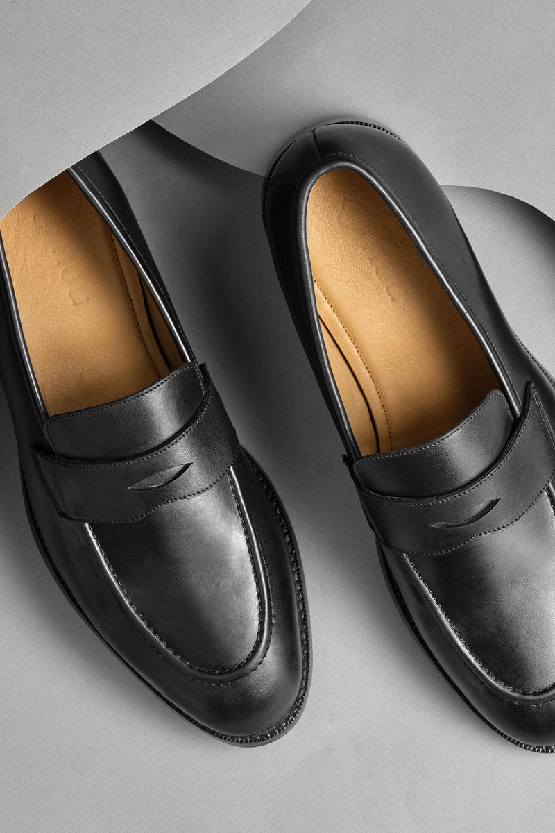 Black Java Moccasins