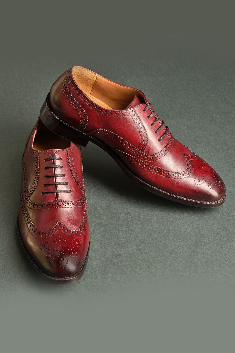 Deep Burgundy Scott Brouge