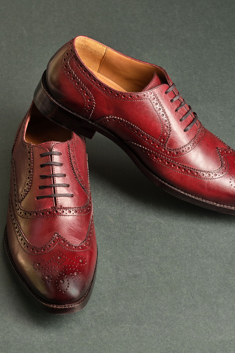 Deep Burgundy Scott Brouge