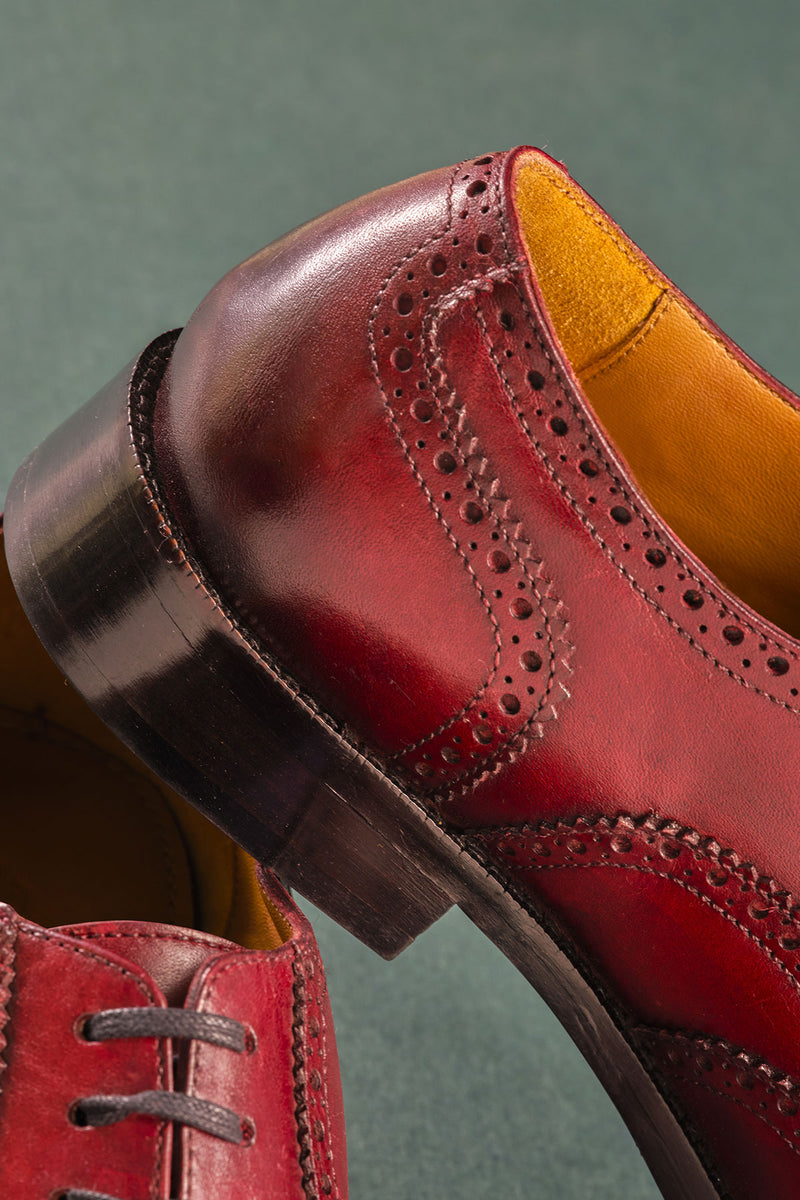 Deep Burgundy Scott Brouge