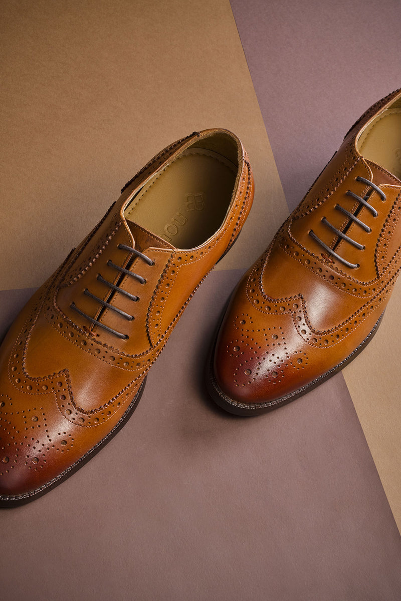 Tan Scott Brogue