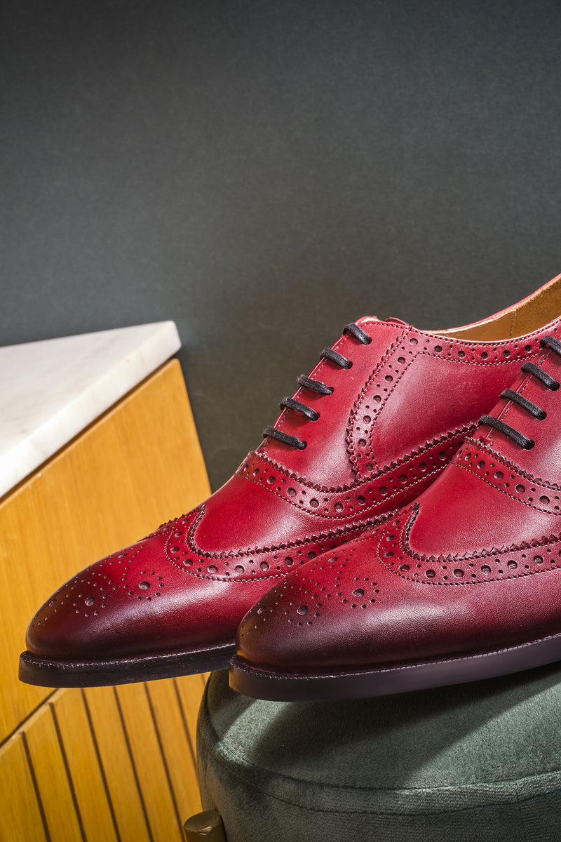 Deep Burgundy Scott Brouge