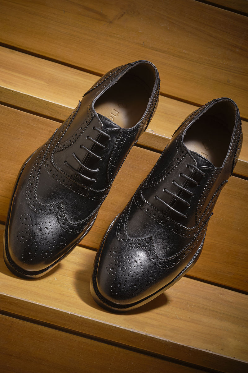 Black Scott Brogue