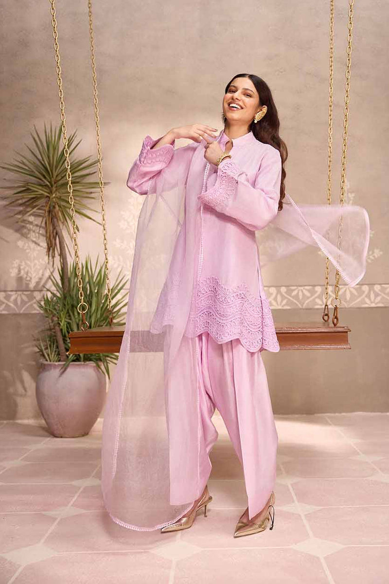 Lilac Dola Silk Farsi Salwar Set