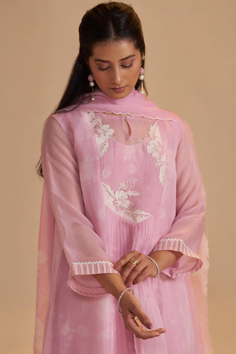 Fairy Tale Lilac Semi Festive Kurta Set