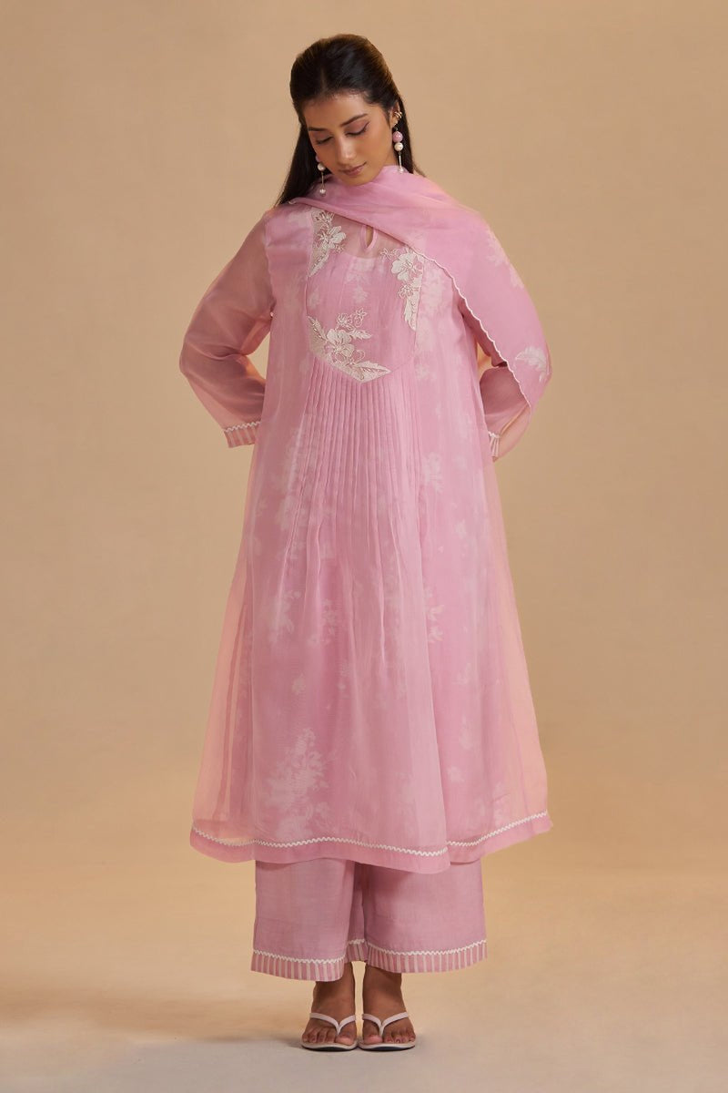 Fairy Tale Lilac Semi Festive Kurta Set