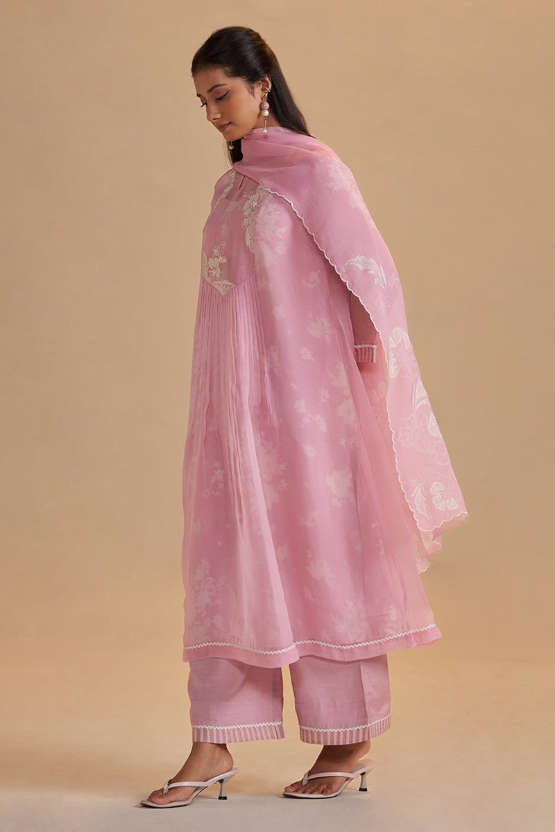 Fairy Tale Lilac Semi Festive Kurta Set