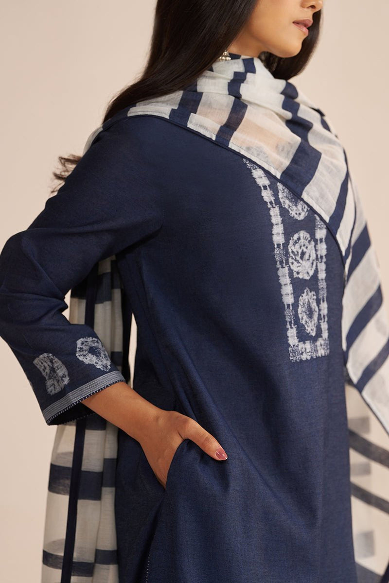 Denim Blue Kurta Set
