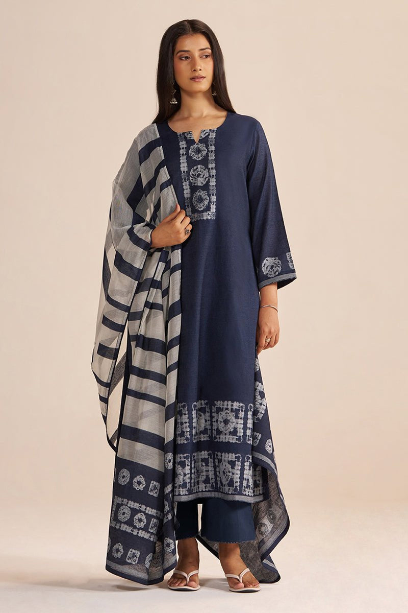 Denim Blue Kurta Set
