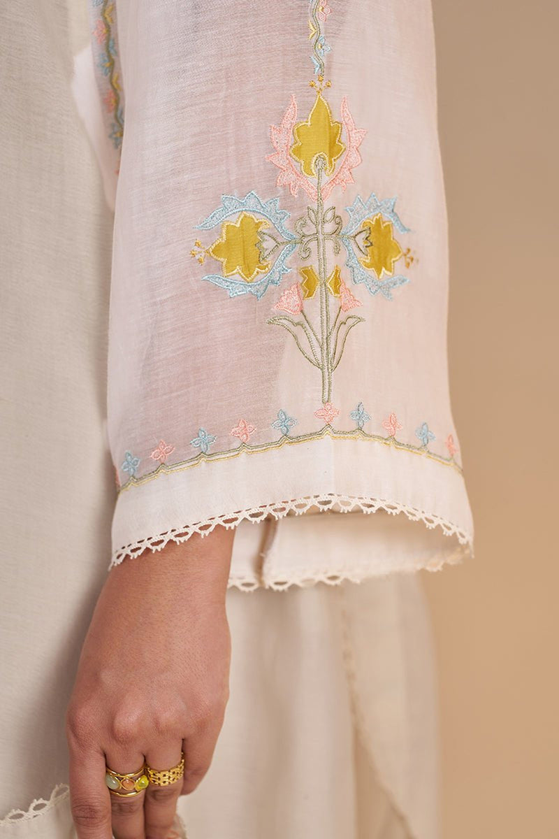 Gardenia Chanderi Festive Kurta Set