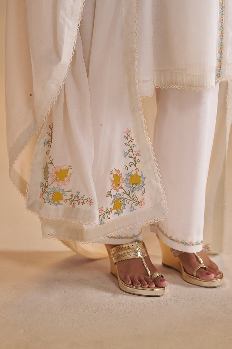 Gardenia Chanderi Festive Kurta Set