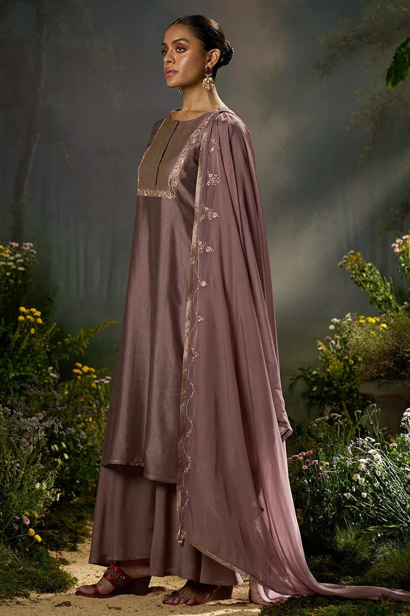 Antler Raw Silk Festive Kurta Set