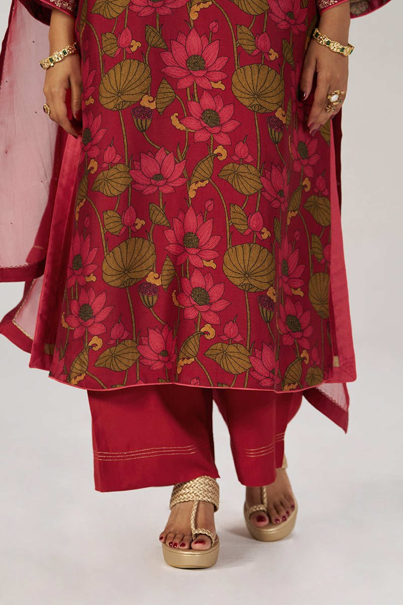Scarlet Sage Festive Printed Kurta Set